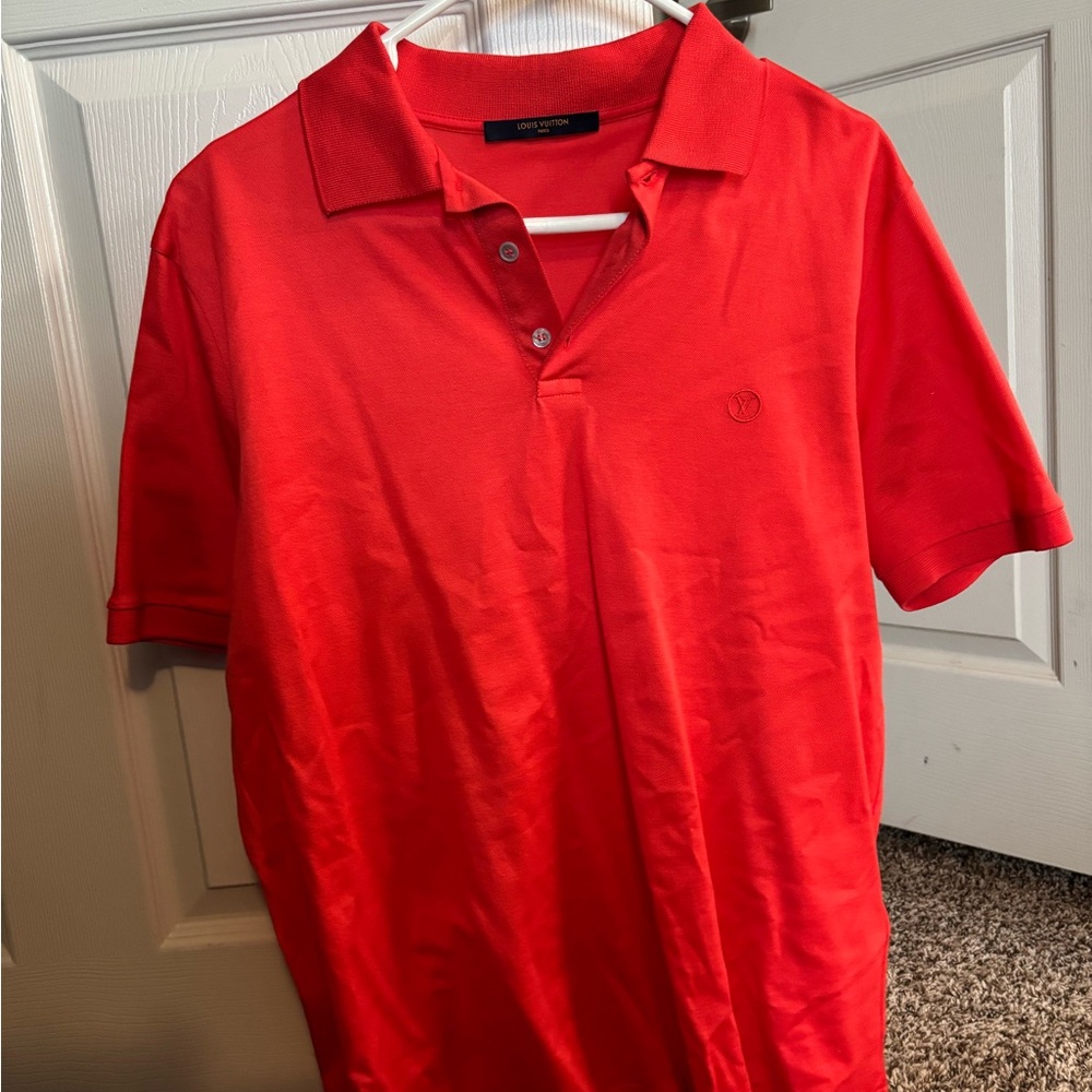 Louis Vuitton Vibrant Red Polo Shirt